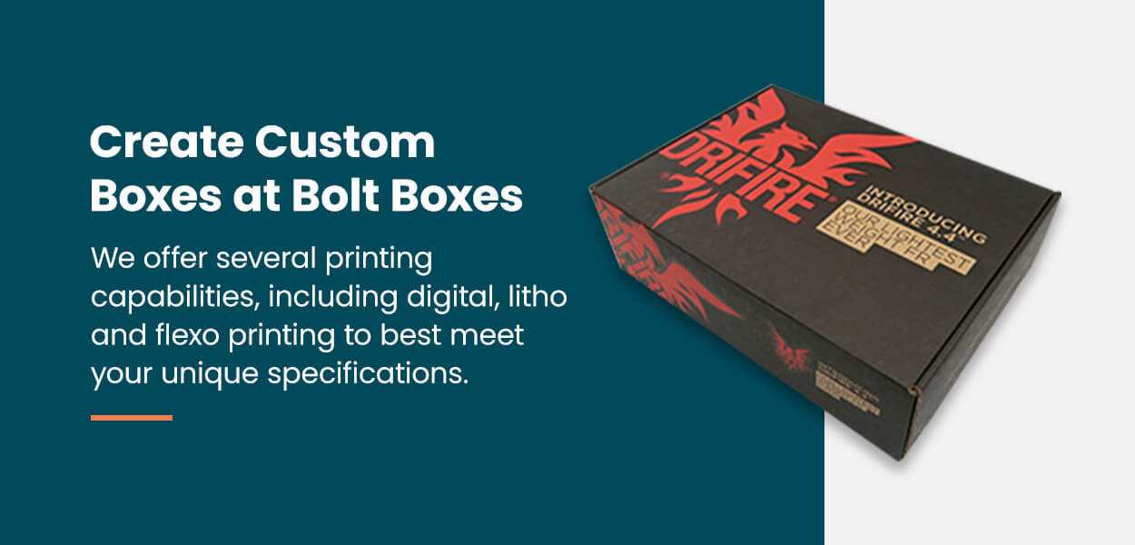 Create Custom Boxes at Bolt Boxes