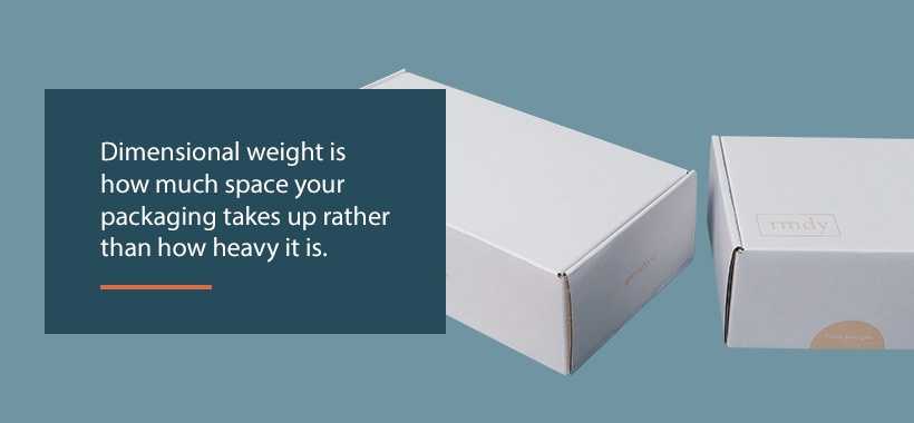 dimensional space vs weight