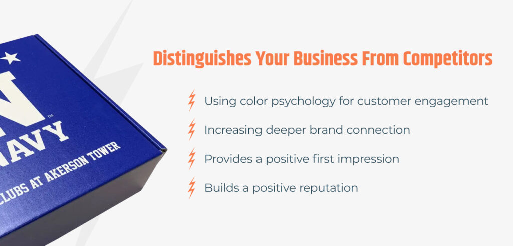 Distinguish your business from competitors