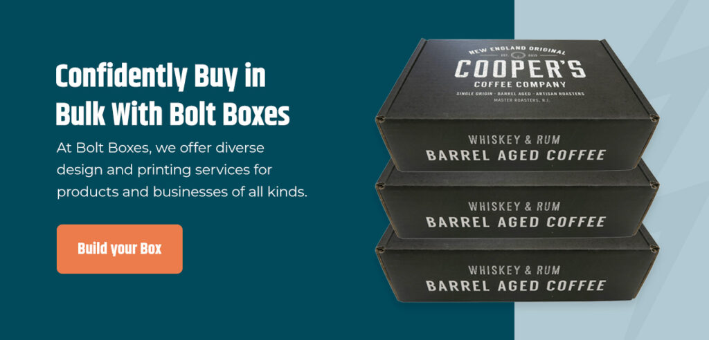 Buy custom boxes in bulk with Bolt Boxes